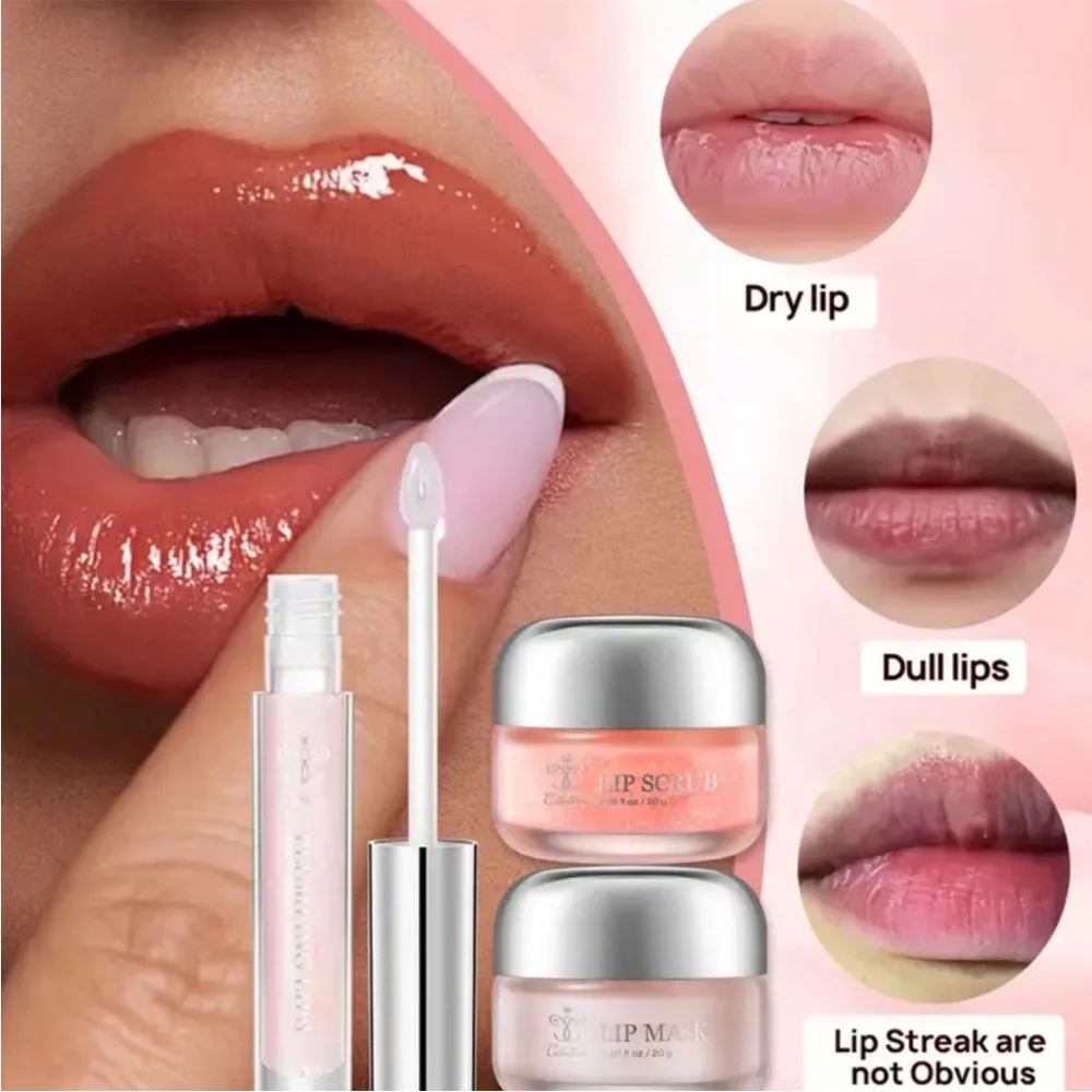 Juice Beauty Pink and Silver Lip Gloss Collection